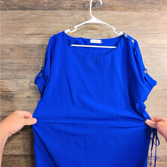 Calvin Klein Royal Blue Midi Dress - Picture 7 of 12